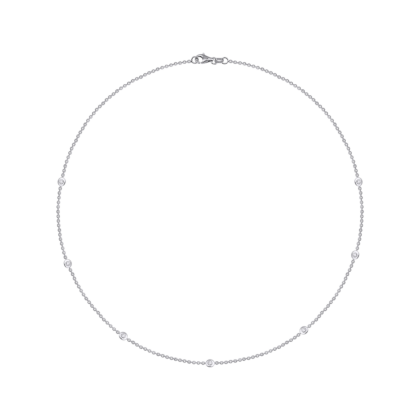 Elegantní náhrdelník zdobený jemnými brilianty