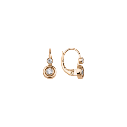 Elegantní náušnice s brilianty na každý den