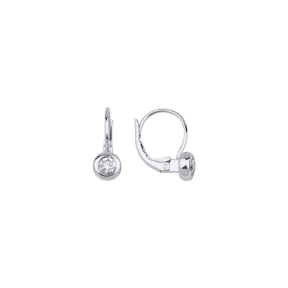 Elegantní solitérní náušnice na každý den