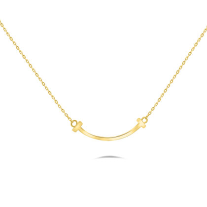 Nadčasový zlatý náhrdelník s elegantním zdobením